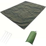 Kamp Çadır Altı Zemin Örtüsü 300X290 cm Su Geçirmez Piknik Branda Tente - 300 x 290 cm - Çok Renkli