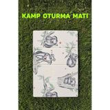 Kamp Çocuk Piknik Minderi Küçük Köpük 40x30 cm Oturma Matı Katlanabilir Minder