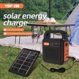 Kamp Lambası Güneş Enerjili Aydınlatma Sistemi 3ampul,powerbank,ışıldak,radyo,müzik Speaker,usb/tf 6000 Mah-gsu-200 Siyah