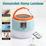 Kamp Lambası Ledli El Feneri Işıldak Güneş Enerjili Şarjlı Solar Pilli Portatif Gece Lambası