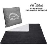 Kamp Minderi & Katlanabilir Polar Kamp Battaniyesi - Argeus - Gri - Çok Renkli