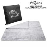 Kamp Minderi & Katlanabilir Polar Kamp Battaniyesi - Argeus - Siyah