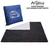Kamp Minderi & Katlanabilir Polar Kamp Battaniyesi - Argeus - Tv Battaniye - Acil Durum Battaniyesi - 200*180Cm