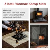 Kamp Ocağı Yanmaz Mat 100x100cm