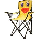 Kamp Outdoor Civciv Figürlü Çocuk Katlanır Kamp Piknik Bahçe Sandalyesi Taşıma Çantası Hediyeli - Polyester - Sarı