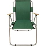 Kamp Sandalyesi Ahşap Kollu, Piknik Sandalyesi - 6456 Ecorce Tube Marron - Polyester