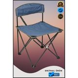 Kamp Sandalyesi Karavan Sandalyesi Piknik Sandalyesi Balıkçılık Sandalyesi Essenseat 100 Comfort - 6456 Ecorce Tube Marron - Polyester
