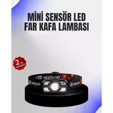 Kamp Ve Yürüyüş İçin Sensörlü Led Kafa Feneri Ayarlanabilir Mir25538567