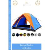 #Kampçadırı Su Geçirmez Pratik Kurulumlu Dayanıklı Geniş İç Hacimli Oxford Kamp Çadırı 4 Kişilik