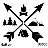 Kampçı Pusulası Stencil Süsleme Ve Boyama Kalıbı