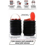Kamptek Kamp Teknolojisi Kamp Karavan Araç Portatif Katlanabilir Plastik Çöp Kovası Çok Amaçlı