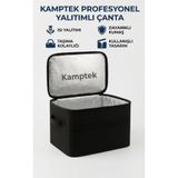 kamptek kamp teknolojisi Kamptek Araç İçi Termal Çanta 32 Litre - Bagaj Düzenleyici Cırt Cırtlı Katlanabilir Isı Yalıtımlı Oto Soğutucu Kamp Çantası (37x27x25 cm)