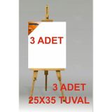 Kampus Kırtasiyem Kampüs Kırtasiyem 25X35 Tuval (3 Adet)
