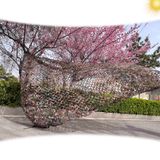 Kamuflaj Ağı, Askeri Kamuflaj Ağı 2x3m, 2x10m, 3x4m, 3x6m, 4x6m, 4x8m - Avcılık, Kamp, Bahçe Gölgesi, Araba Örtüsü, Parti Dekoru ve Güneş Koruyucu için Çok Yönlü Kamuflaj Ağı - Çiçek Desenli