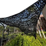 Kamuflaj Ağı, Bahçe Kamuflajı Ağı 2x2 ila 6x6 ft - Askeri, Avcılık, Araba, Tente ve Dış Mekan Dekoru için Siyah Gölge Örtüsü - UV Korumalı Kamuflaj Ağı (2,0x11,0m/6,5x36,0ft)