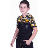 Kamuflaj Desenli T-shirt Erkek Çocuk - Sarı - 4 - 5 Yaş