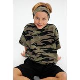 Kamuflaj Erkek Pamuklu Penye, Kaymaz, Terletmez, Ultra Hafif, Esnek Desenli Sac Bandi Bandana