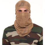 Kamuflaj Kare Fileli Askeri Sal, Fileli Pusi, Gizlenme Agi Tactical File Pusi - Posi 90X180 Cm Bej