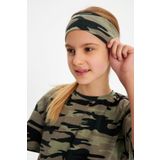 Kamuflaj Kiz Pamuklu Penye, Kaymaz, Terletmez, Ultra Hafif, Esnek Desenli Sac Bandi Bandana