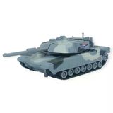 Kamuflajlı Askeri Tank Oyuncak - Gerçekçi Detaylı Model Savaş Tankı - Gri