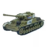 Kamuflajlı Askeri Tank Oyuncak - Gerçekçi Detaylı Model Savaş Tankı - Koyu Kahverengi