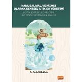 Kamusal Mal ve Hizmet Olarak Kentsel Atık Su Yönetimi Büyükşehir Belediyelerine Ait Tesislerin Etkin