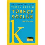 Kanaat Yayınları Kanaat Türkçe Sözlük