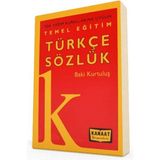 Kanaat Yayınları Türkçe Sözlük Plastik Kapak