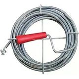 Kanal Açma Teli, 9 Mm Kalınlık, Dayanıklı Metal Tel, Lavabo Ve Gider Borusu Açacağı, Tıkanıklık Giderici, Spiral Tel, Ergonomik Sap, Kolay