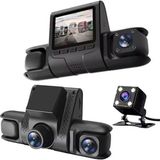 Kanal Wifi Araç Içi Kamera – Full Hd Ön Arka Iç Yan Kayıt, G-Sensörlü Dash Cam, 24 Saat P