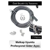 #KanalAçıcı 7 Metre Spiral Kanal Açma Susta Matkap Uyumlu Bıçaklı Pimaş Gider Açıcı Boru Temizleme A