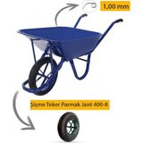 Kanat Afrika Demonte El Arabası 1.00 mm Sac Şişme Parmak Jantlı Teker - yok