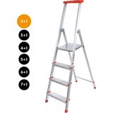 Kanat Alüminyum Merdiven 2+1 Basamak