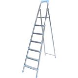 Kanat Asvera 6+1 (7 Basamaklı) Ev Tipi Katlanabilir Profil Merdiven - Sağlam Çelik Depo Merdiveni