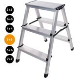 Kanat Çift Taraflı Alüminyum Twin Merdiven 5+5 Basamak