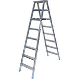Kanat Rita Çift Taraflı Galvanizli Twin Katlanabilir Profil Merdiven 8+8 Basamak