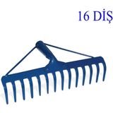 Kanat Takviyeli/Destekli Dişli Tırmık (16 Diş)