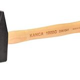 KANCA Özel Isıl İşlemli Ergonomik Ahşap Saplı Dövme Çelik Çekiçi, 1000gr