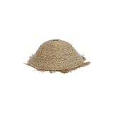 KANCAEV Aydınlatma Sarkıt Hasır Küçük Şapka, Püsküllü, Natürel, Çap:30cm. Yükseklik:13cm.