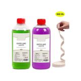 Kandil Yağı, 2'li Set, Yeşil Mor , 800 Ml + 50cm Fitil
