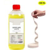 Kandillo, Sarı Kandil Yağı, 400 ml, Kokusuz, Dumansız, Iç Mekan, Gaz Lambası Yakıtı + 50 cm Fitil - 1 Adet