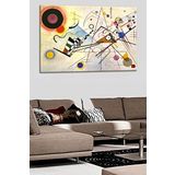 Kandinsky Soyut Tarz Büyük Yatay Kanvas Tablo. Ofis, Salon, Yatak Odası için ideal. Klasik Tablolar, Atatürk tablosu, Dekoratif Duvar Panoları.. Talya 100x70 no-4267