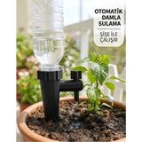 Kanem3D Otomatik Damla Sulama Aparatı - Bahçe ve Saksı Uyumlu - Siyah
