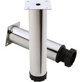Kanepe Baza Koltuk Metal Destek Ayağı Ayarlanabilir Krom Ayak 20 cm (5 Adet)