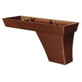 KANEPE KOLTUK BAZA SEHPA TV ÜNİTESİ PLASTİK AYAK ÇINAR 8 CM MAT CEVİZ (4 ADET)