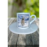 Kangal Köpeği Köpek Baskılı Türk Kahvesi Fincanı Tabaklı Kişiye Özel Model 3