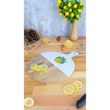 Kangura - Yuvarlak Kesme Tahtası Limon