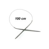 Kanguroom Çelik Telli Misinalı Örgü Şişi 100 cm No:4.00 mm