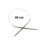Kanguroom Çelik Telli Misinalı Örgü Şişi 60 cm No:2.50 mm