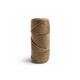 Kanguroom Gold Simli Polyester Makrome El Örgü İpi 100 gr Vizon Kahverengi